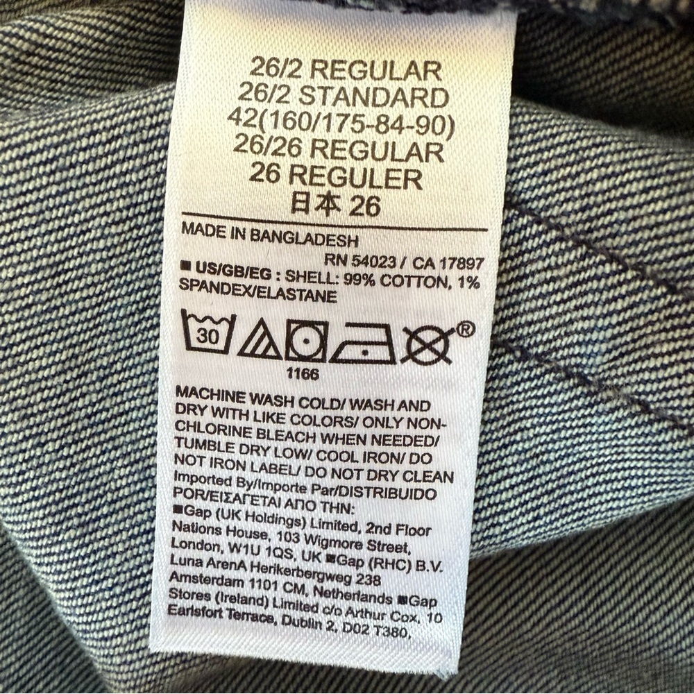 GAP Women's Straight Leg Jeans - Blue - Picture 3 of 6
